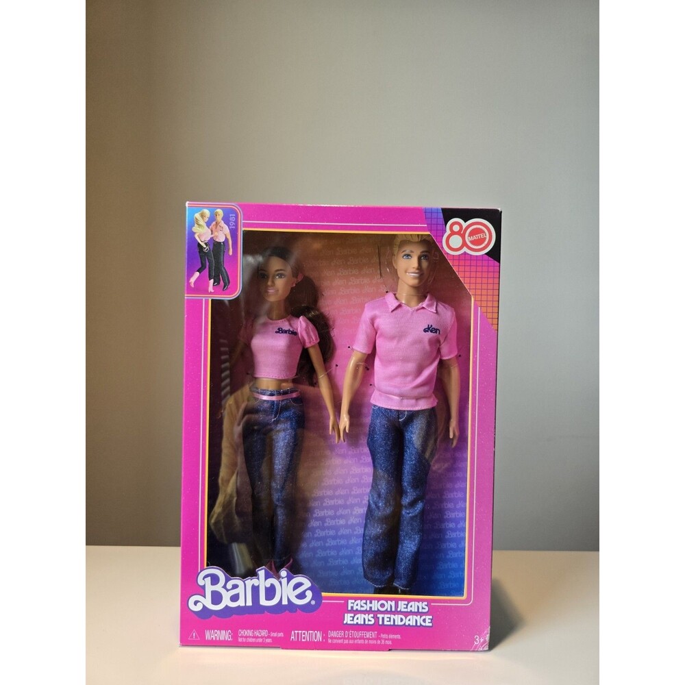 Barbie Fashion Playback 1981 Fashion Jeans Barbie & Ken 80th Anniversary NRFB